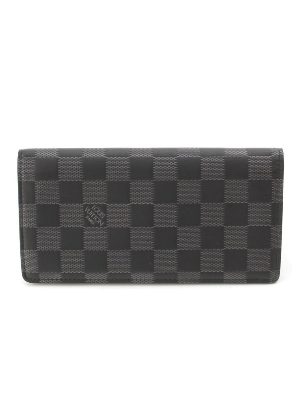 Louis Vuitton Portefeuille Plaza Damier Infini Leather Wallet Black